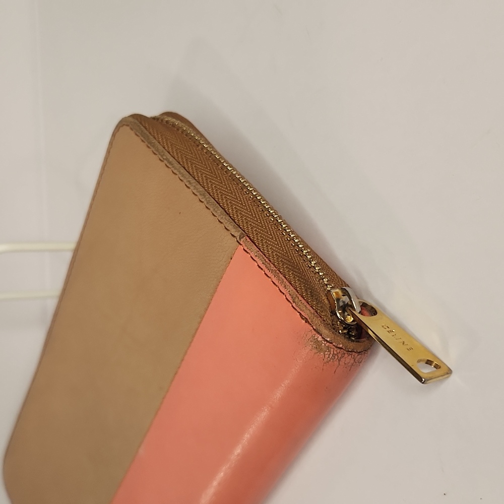 Celine Zip Around Wallet Colorblock - Picture 3 of 13